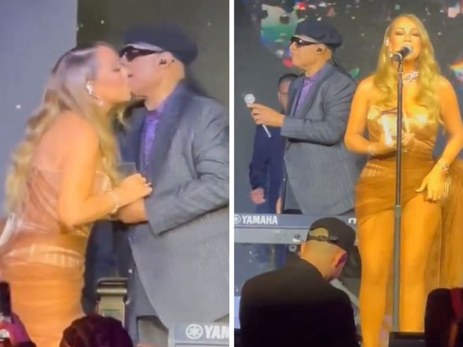 Mariah Carey called out for not helping Stevie Wonder at pre-Grammys event