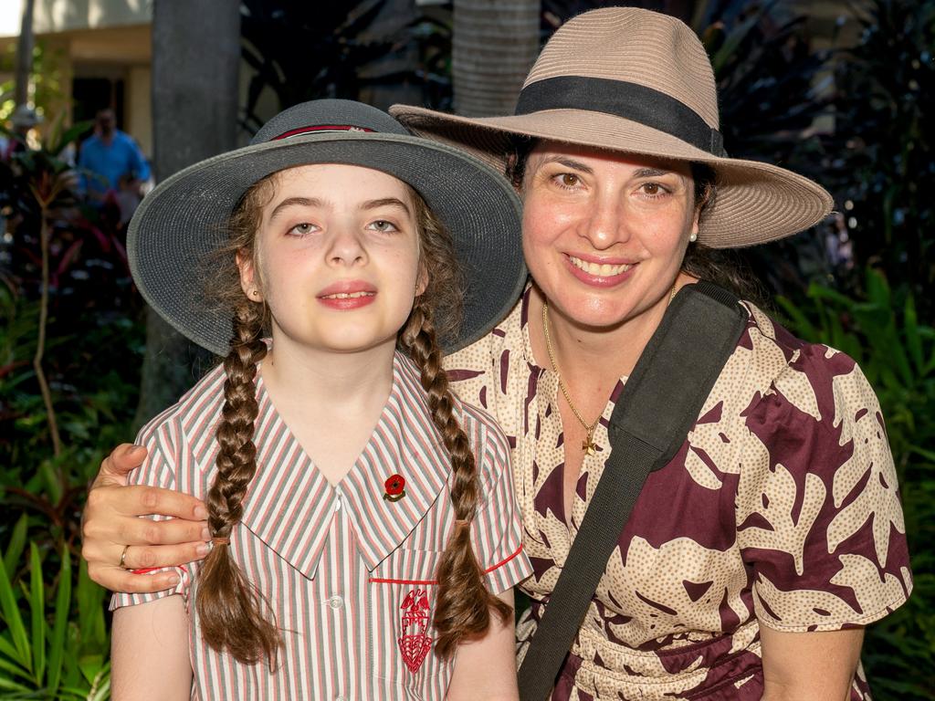 Mary and Charlene Slack ANZAC Day Mackay Friday 25 April 2025 Picture:Michaela Harlow