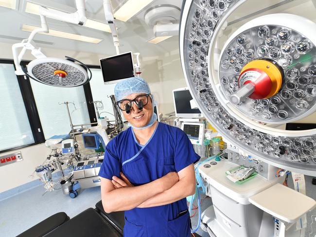 Cardiac Surgeon Bo Zhang pictured at St John of God in 2015. Picture: Nigel Hallett.