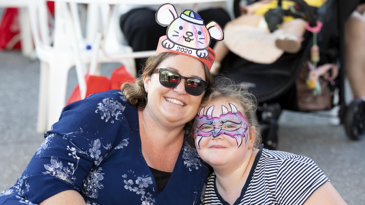 Lunar New Year celebrations at Caboolture. Rachael and Lilliana Walllace, of Caboolture. Picture: Dominika Lis