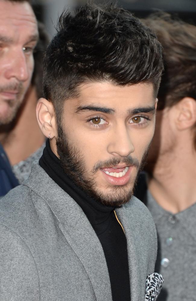 Old self ... a cleaner and sharper looking Zayn Malik photographed this time last year. Picture: Getty Images