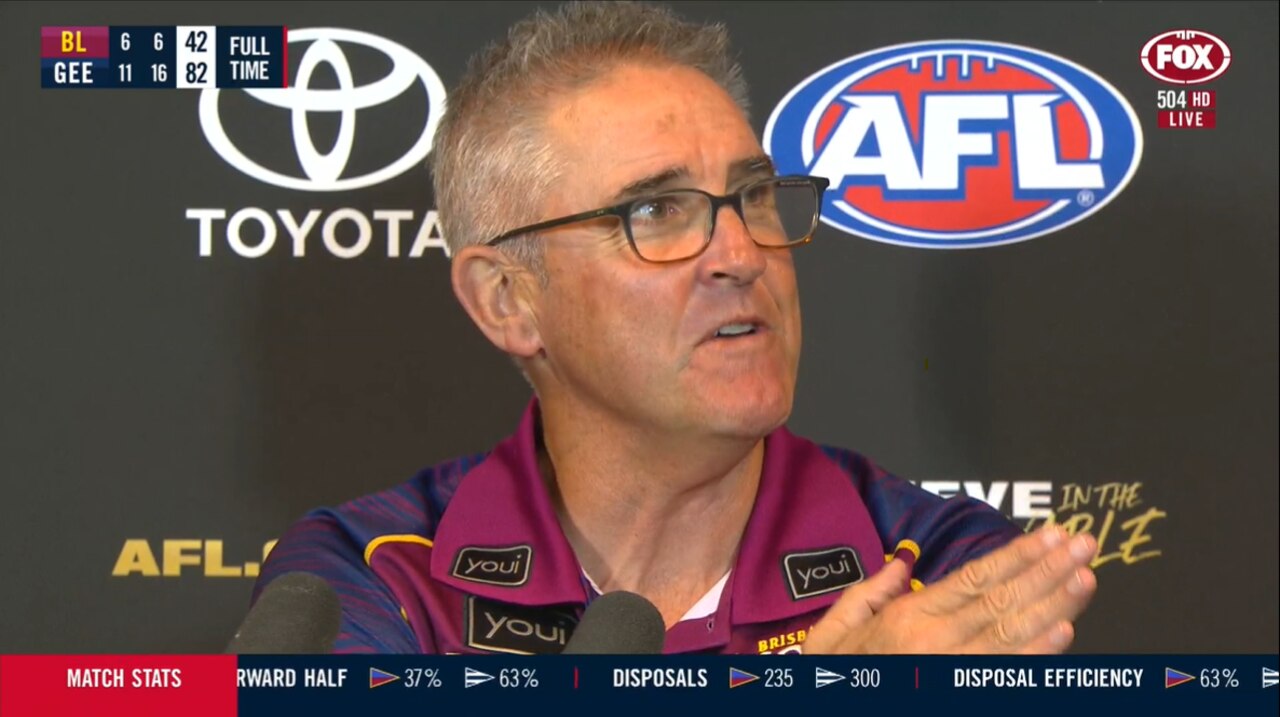 AFL finals 2020 Chris Fagan press conference, Brisbane Lions have ‘blown’ perfect chance says