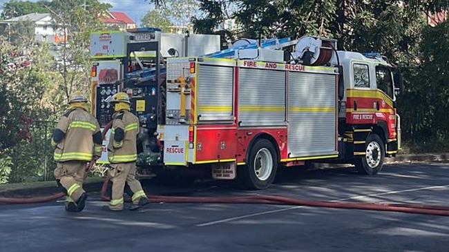 Fireys have extinguished a house fire which started at a property near the corner of Myall and Popes roads at Gympie, April 26, 2023.