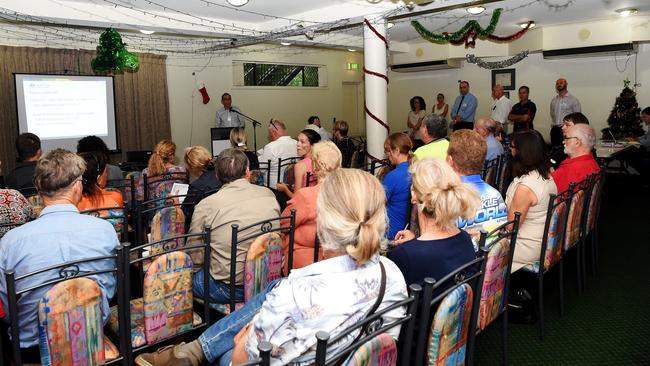 A PFAS community consultation session in Katherine last December. Picture: Keri Megelus