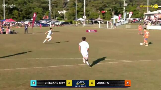 Replay: Brisbane City v Lions FC (U12 boys gold cup) - Football Queensland Junior Cup Day 3