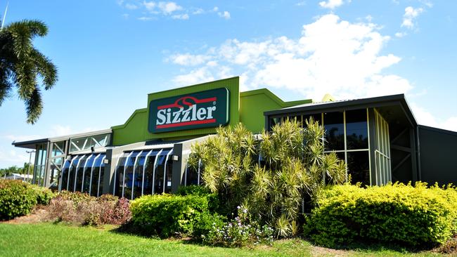 The Townsville Sizzler building before it was demolished.