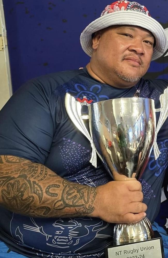 Coach Amosa Junior Po-Ching of Casuarina Cougars Rugby Club / All Nations Rugby NT has been nominated for the 2024 NT News Sports Coach of the Year. Picture: Supplied.