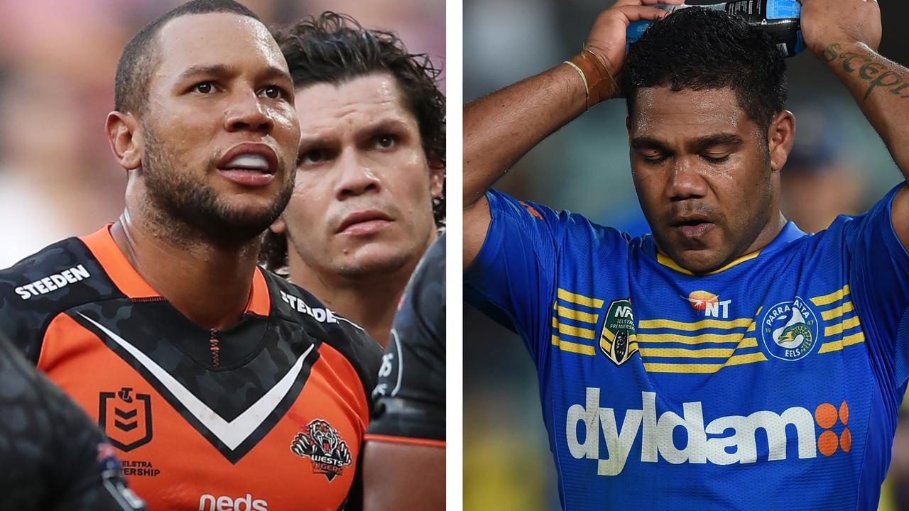 The Dragons have asked the Tigers to release Moses Mbye while Chris Sandow is hunting an NRL return.