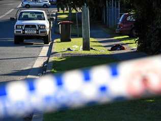 The scene of the brawl in Murwillumbah. James Paul Alderton is facing a committal hearing over an alleged stabbing murder. Picture: Steve Holland