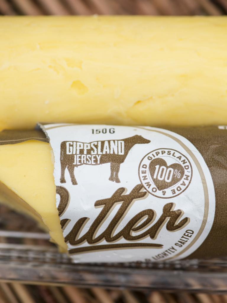 Gippsland Jersey butter. Picture: Zoe Phillips