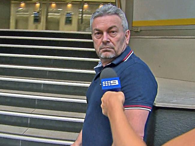 Borce Ristevski refused to answer any more questions, bring an interview with police to an abrupt end.