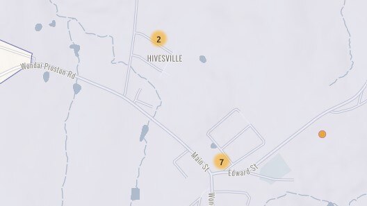 There is one offence for every 23 people in the Hivesville 4612 postcode.