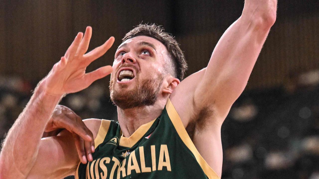 Nick Kay finished as Australia’s leading scorer. (Photo by Yuichi YAMAZAKI / AFP)