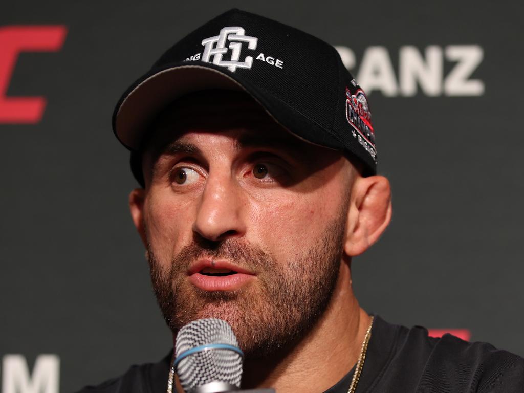 Volkanovski couldn’t believe Topuria drinks win during fight week. Picture: Mark Metcalfe/Zuffa LLC via Getty Images