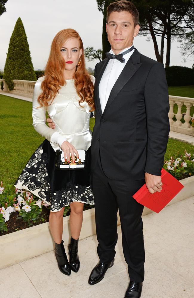 Elvis’s granddaughter Riley Keough and her husband Ben Smith-Petersen. Picture: Dave M. Benett/WireImage