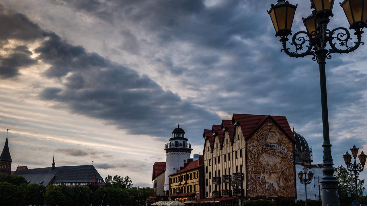 Kaliningrad is an exclave of Russia, physically divided from the rest of the country. Picture: Patrick Hertzog/AFP