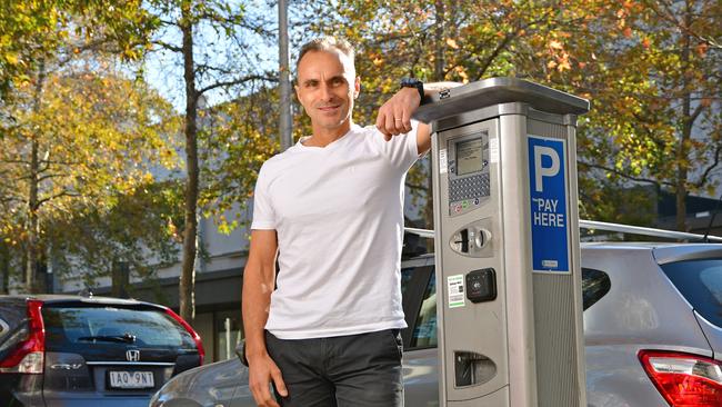 Councillor Eddy Kontelj has once again reintroduced free parking in Geelong’s CBD. Picture: Stephen Harman