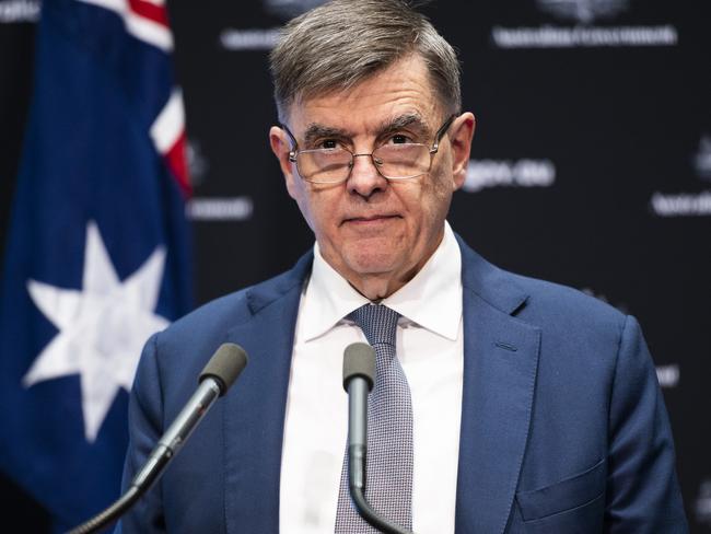 Australia's Chief Medical Officer Brendan Murphy said the national lockdown would be lifted in stages. Picture: Getty Images