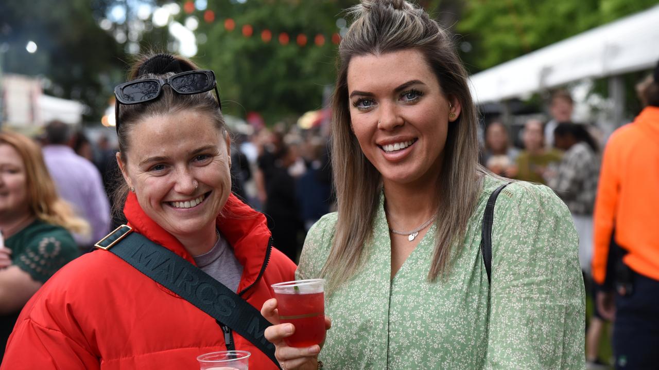 Marlie Lukic and Jenni Hughes at Day 2 of Launceston's Festivale 2023. Picture: Alex Treacy