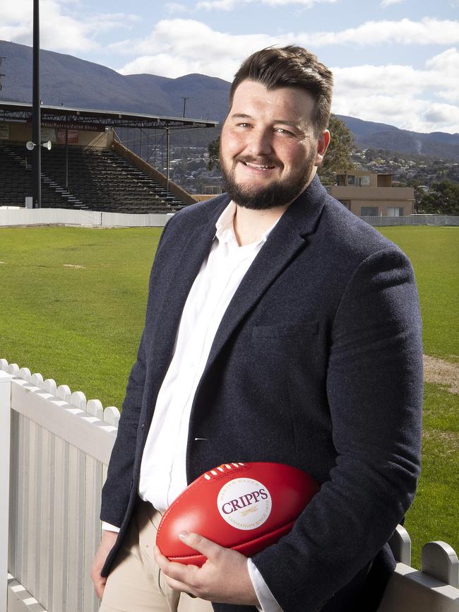 New Head of AFL Tasmania Damian Gill at the TCA Ground. Picture Chris Kidd