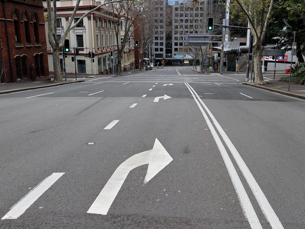 A quiet Grosvenor St in The Rocks. Picture: Toby Zerna