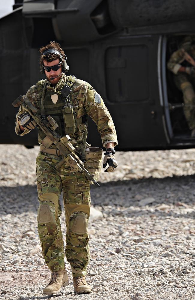 Two Afghan villagers have described a “big soldier” who allegedly hit them during a raid by Australian forces looking for Taliban insurgents. Picture: Department of Defence