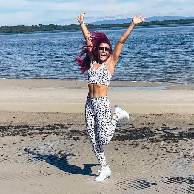 Hannah said she feels stronger, happy and healthier than ever. Picture: Instagram/thehannahsaad