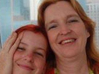 Maree Mavis Crabtree, a Gold Coast mother who has been charged with murdering two of her children and gaining financial benefit from their insurance payouts. Seen here with her daughter Erin.