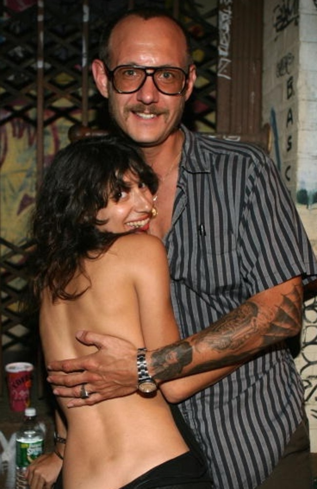 Couple ... Terry Richardson and his girlfriend Alex Bolotow are expecting a baby. Picture: Teresa Lee/Getty Images