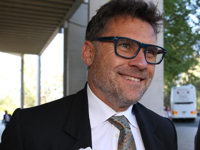 Lawyer for Robert Newlinds leaves the High Court in Canberra. The High Court, sitting as the Court of Disputed Returns, heard the cases of seven federal MPs affected by issues relating to dual citizenship. Picture Gary Ramage