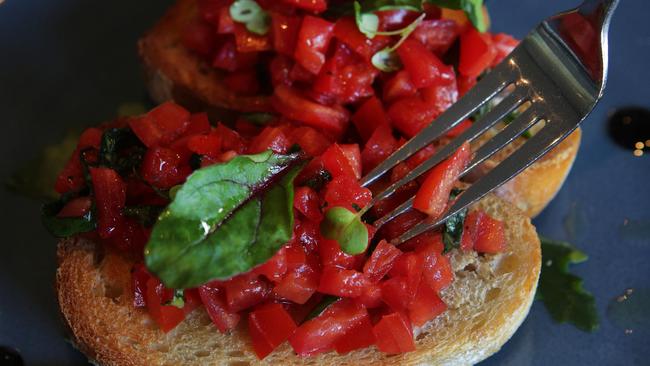 Bruschetta. Picture: Virginia Young