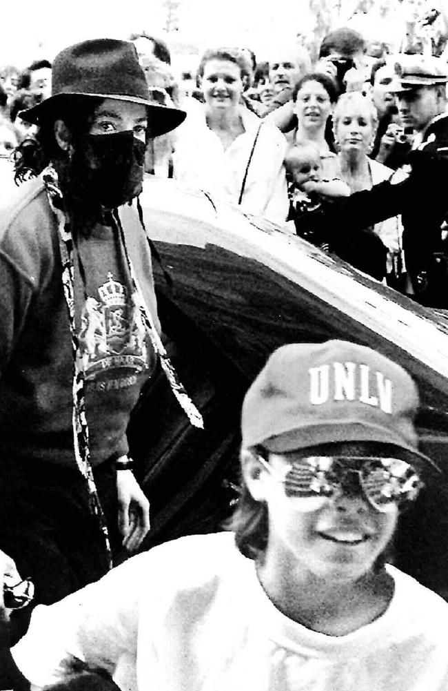 Jackson arrives at a Monaco hotel with Jordan Chandler in May 1993. 