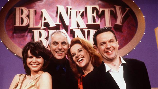 Marty Fields (right) found fame as an adult on TV shows like Blankety Blank