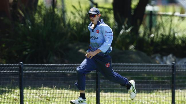 Wests v Newcastle City in the semi-final of the 2024 SG Moore Cup cricket competition at Harker Oval. Picture: Michael Gorton