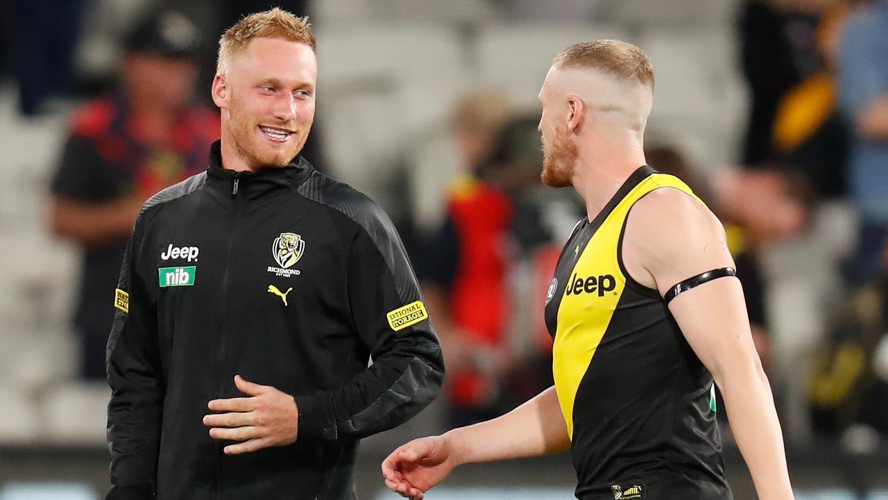 Nick Vlastuin was subbed out of the season opener. (Photo by Michael Willson/AFL Photos via Getty Images)