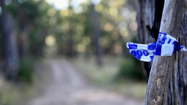 A badly decomposed body has been found in the Mount Macedon Regional Park. Picture: Nicole Garmston