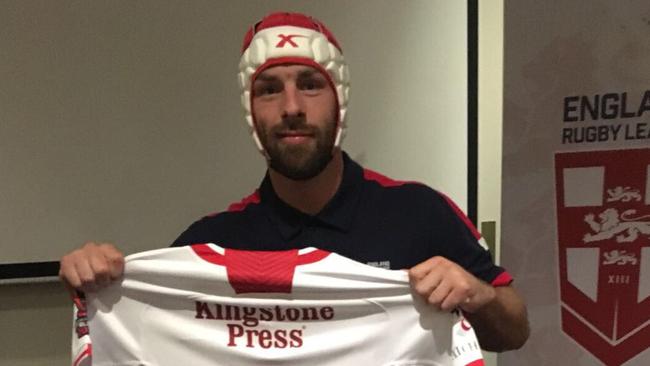 Luke Gale was made to wear a headgear at his jersey presentation because of his haircut.