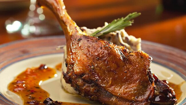 LoLuk Bistro’s duck confit. Picture: Supplied