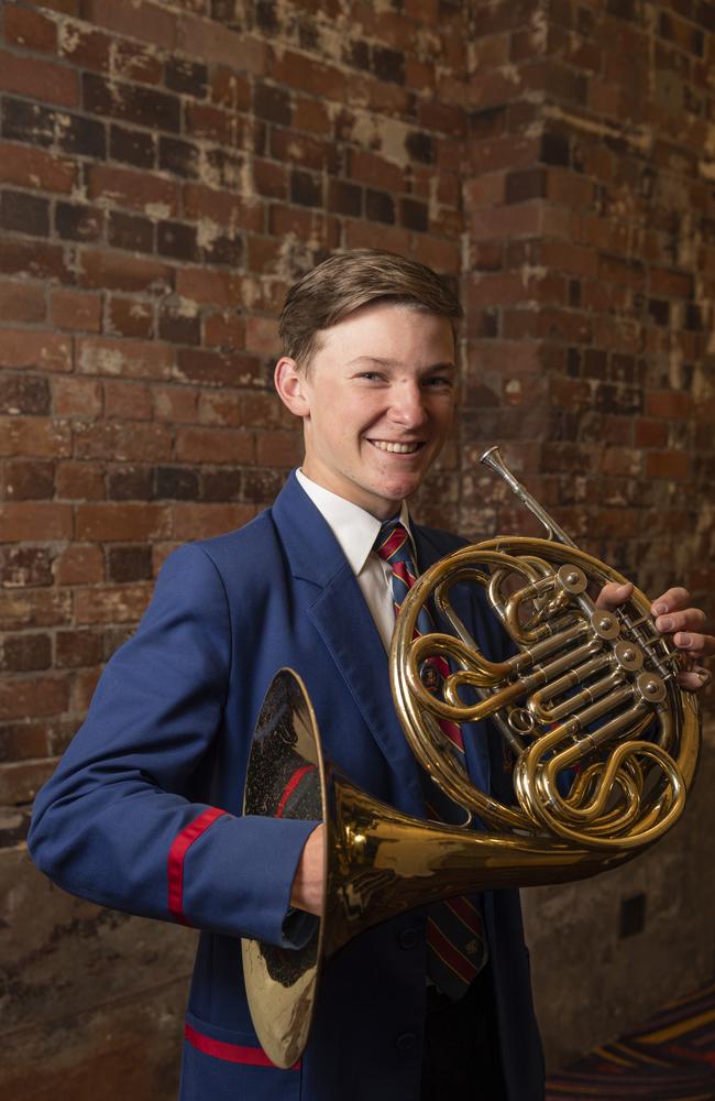 Seaton Robinson of Downlands College after competing in a solo section of the 78th City of Toowoomba Eisteddfod at The Empire, Saturday, July 27, 2024. Picture: Kevin Farmer