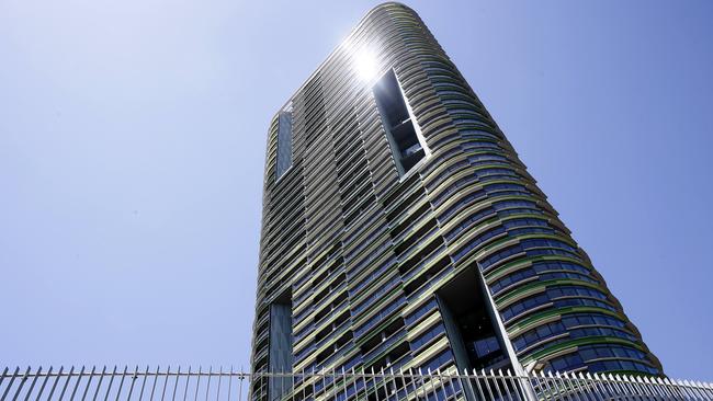 The Opal Tower at Sydney Olympic Park. Picture: John Appleyard