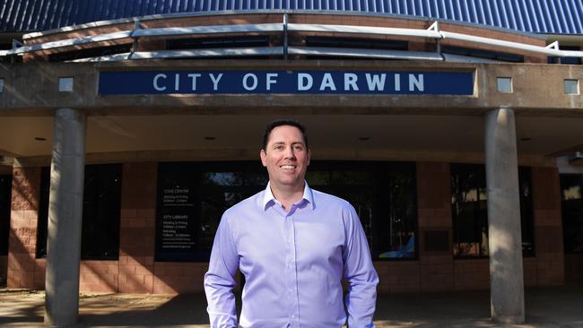 New Darwin City Council CEO Scott Waters yesterday Picture: KERI MEGELUS