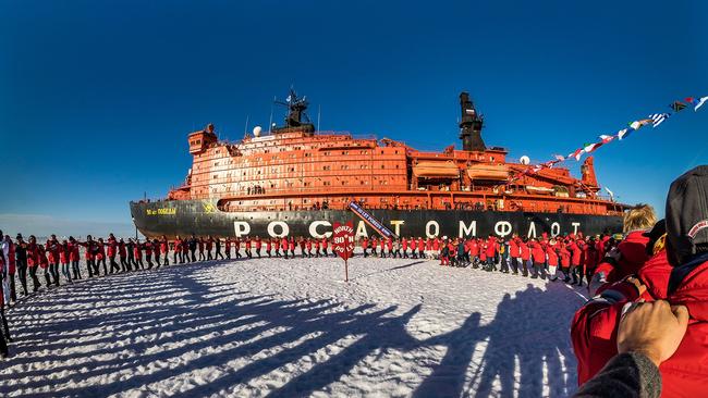 Icebreaker 50 Years of Victory at the North Pole.