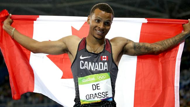 Andre de Grasse won’t be coming to the Gold Coast.