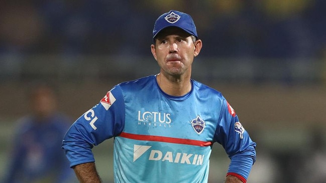 VISAKHAPATNAM, INDIA - MAY 10: Delhi Capitals coach Ricky Ponting looks on prior to the Indian Premier League IPL Qualifier Final match between the Delhi Capitals and the Chennai Super Kings at ACA-VDCA Stadium on May 10, 2019 in Visakhapatnam, India. (Photo by Robert Cianflone/Getty Images)