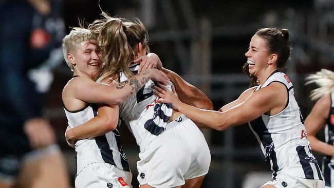 Collingwood got the new era of AFLW off to an exciting start in round 1. Picture: Getty Images