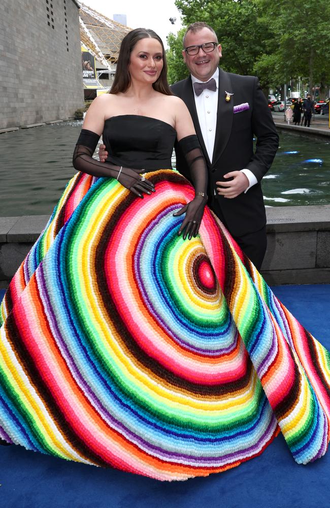 Ruslan and Anastasia Kogan at the 2023 NGV Gala. Picture: David Caird