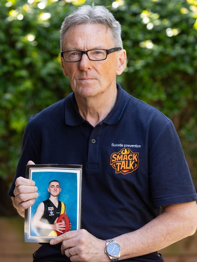 Wayne Holdsworth lost his son Mac in 2023. Picture: Jason Edwards