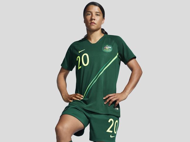 Sam Kerr and the women's Australian soccer team have begun a new partnership with Nike.