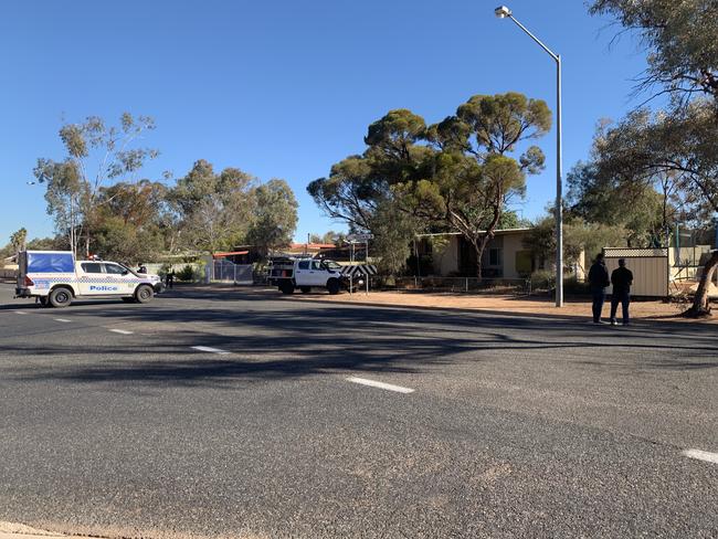 A suspected drunk driver has crashed into an Alice Springs home. Picture: Satria Dyer-Darmawan