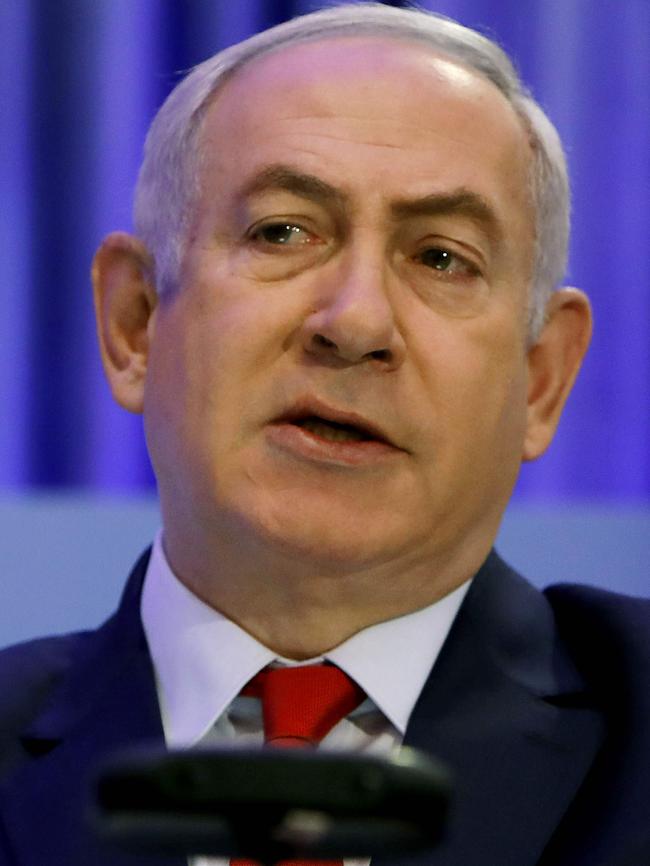 Israeli Prime Minister Benjamin Netanyahu. Picture: AFP